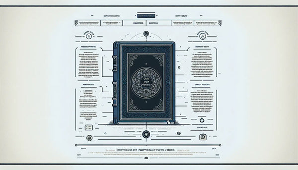 stilisiertes altes kochbuch als klare vektorgrafik auf weissem hintergrund mit text zu alter kochkunst und rustikalem kochen
