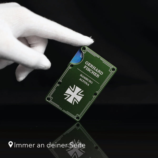 Eisernes Kreuz Kartenhalter Steelmonks