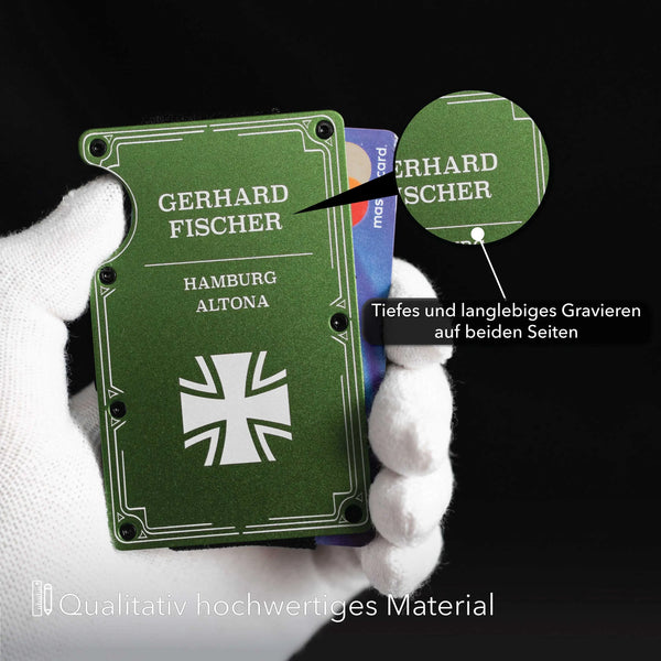 Eisernes Kreuz Kartenhalter Steelmonks