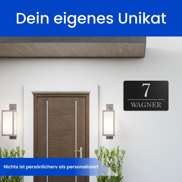 Linienschild - Hausnummer