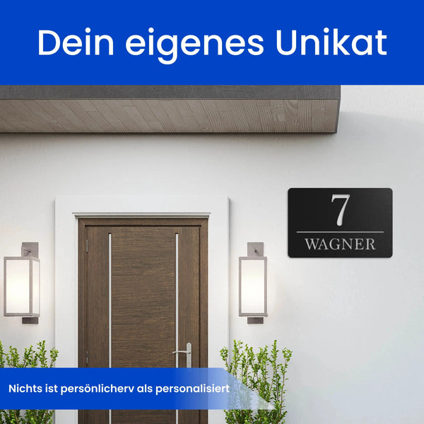 Linienschild - Hausnummer