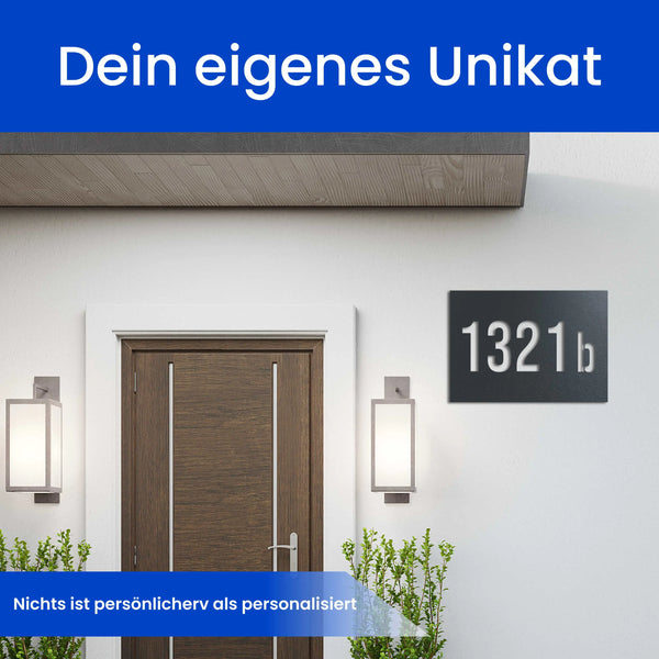 Moderne Hausnummer - Hausnummer