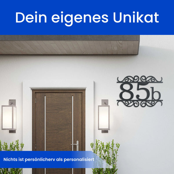 Hausnummer Verziert - Hausnummer