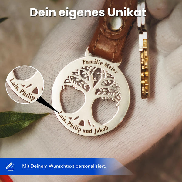 Junger Baum Schlüsselanhänger Steelmonks