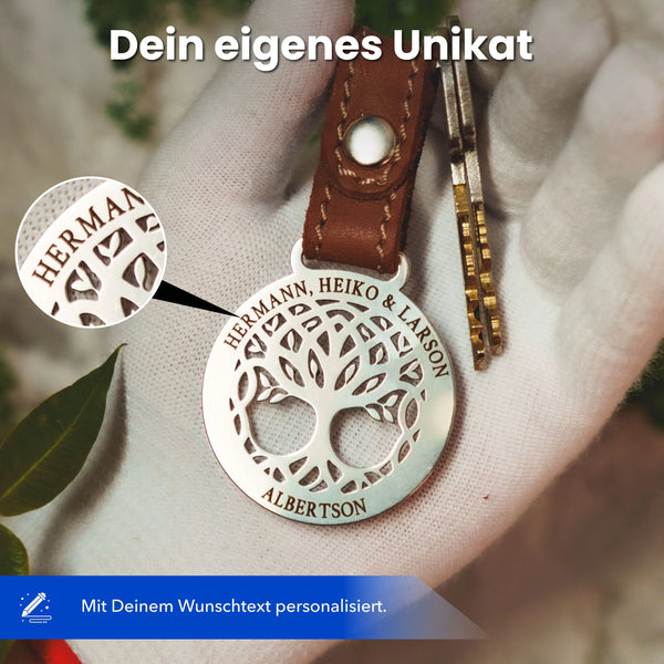 Ewiger Baum Schlüsselanhänger Steelmonks