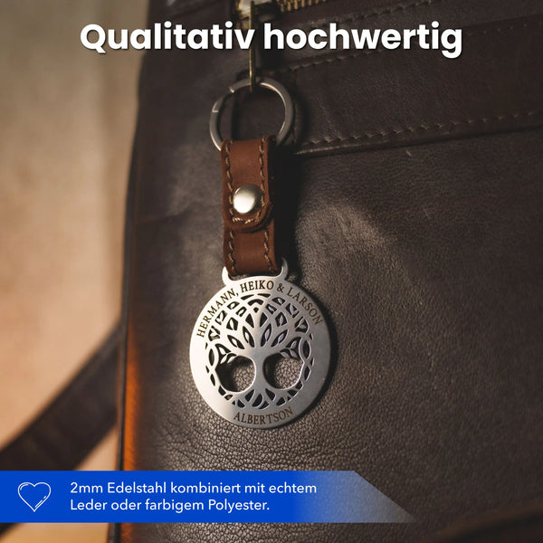 Ewiger Baum Schlüsselanhänger Steelmonks