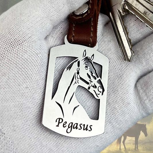 Pferdeportrait Anhänger Steelmonks