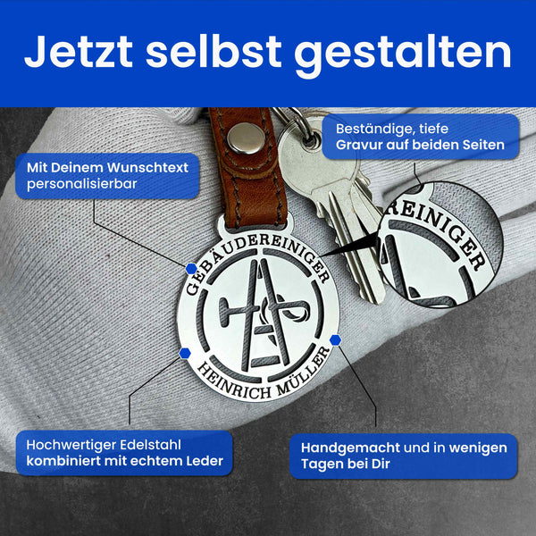 Gebäudereiniger - Zunft-Anhänger