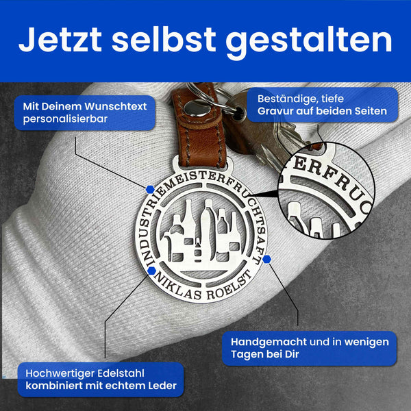 Industriemeister Fruchtsaft - Zunft-Anhänger