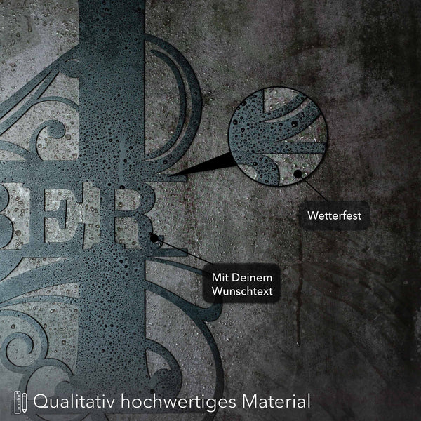 Geschwungenes Monogramm Steelmonks