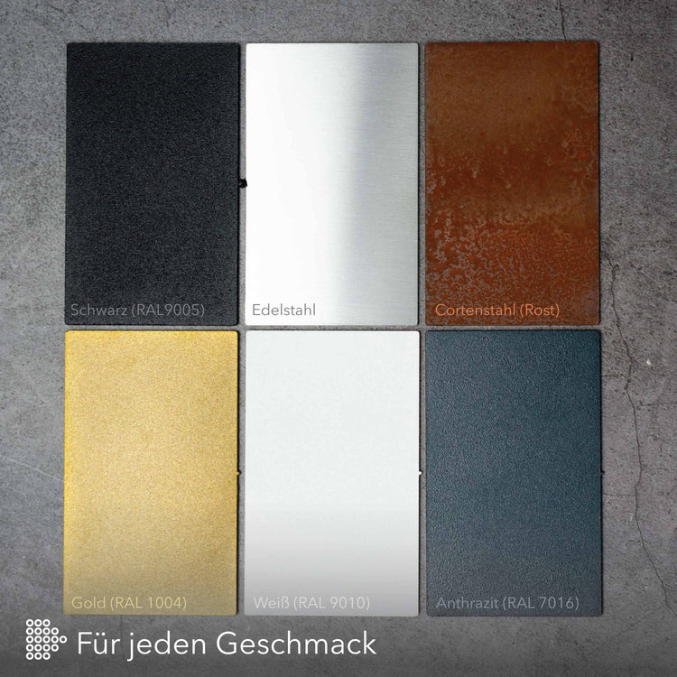 Rundes Grillschild Steelmonks