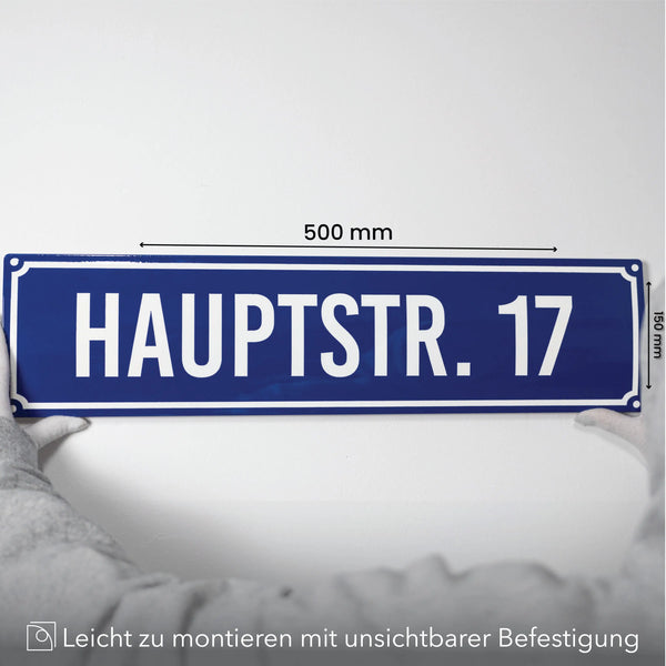 Emaille Straßenschild Steelmonks