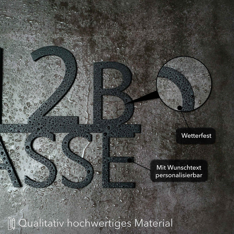 Modernes Straßenschild Steelmonks