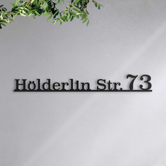Straßenschild groß/klein -  Straßenschild