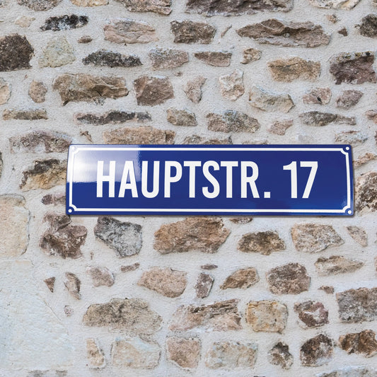 Emaille Straßenschild Steelmonks
