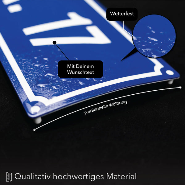 Emaille Straßenschild Steelmonks