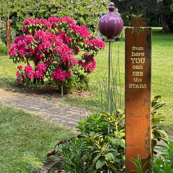 See the Stars, Garten-Stele - Stele