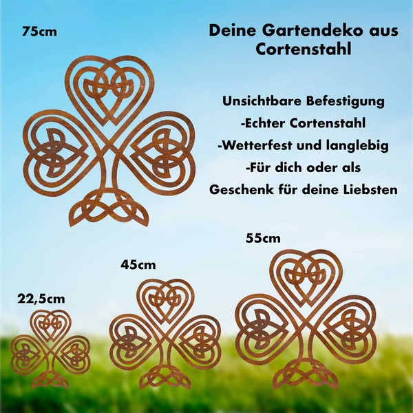Unendliche Herzen Gartenschild - Schild