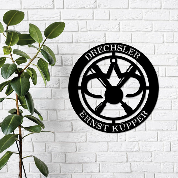Das Zunftzeichen des Drechslers: Symbol für Handwerk und Tradition - Steelmonks