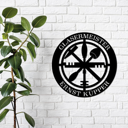 Das Zunftzeichen des Glasermeisters: Symbol für Handwerkskunst und Präzision