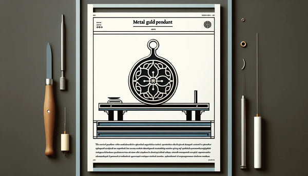 stilisiertes zunftanhaenger symbol als klare reduzierte vektorgrafik auf weissem hintergrund mit text zu handwerklicher tradition