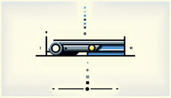 Werkzeug als geometrische Vektorgrafik auf weissem Hintergrund mit Text zu metallbauer werkstatt und professioneller freundlicher arbeitsumgebung