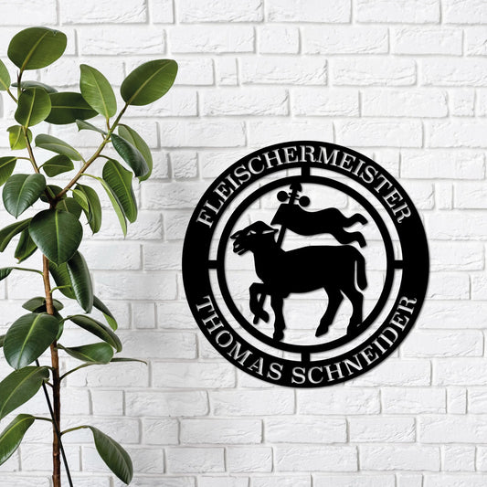 Das Zunftzeichen des Metzgers: Symbol für Handwerkskunst und Tradition - Steelmonks