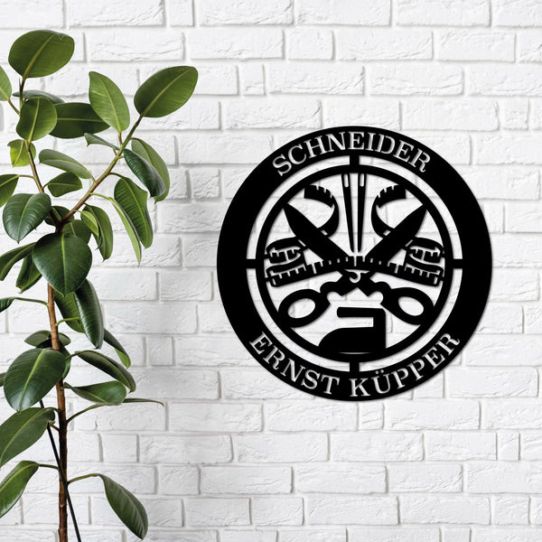 Das Zunftzeichen des Schneiders – Symbol für Maß, Stil und Handwerkskunst