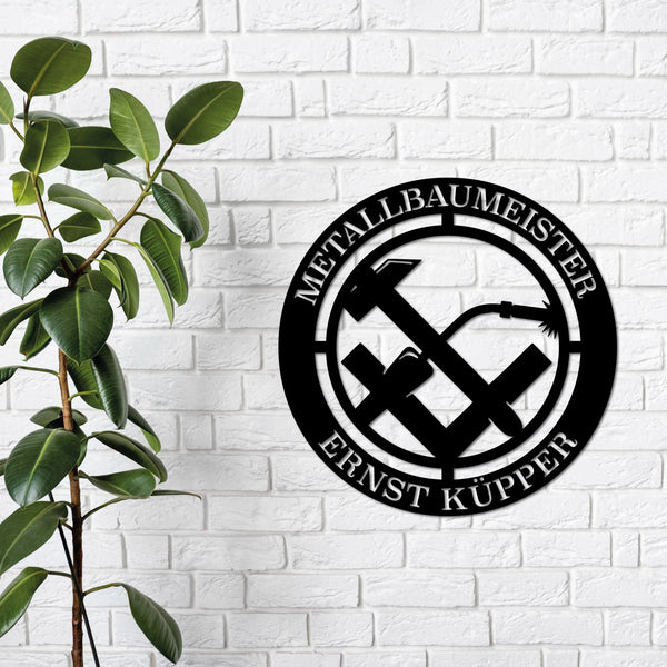 Das Zunftzeichen des Metallbaumeisters: Symbol für Handwerkskunst und Präzision