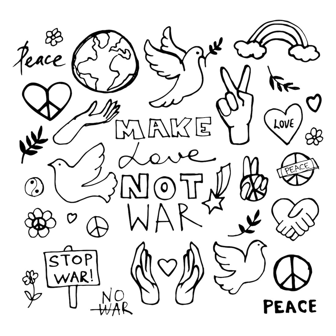 Was ist das Zeichen für Frieden?
