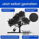 Schaukel vom Baum -  Baum Schild