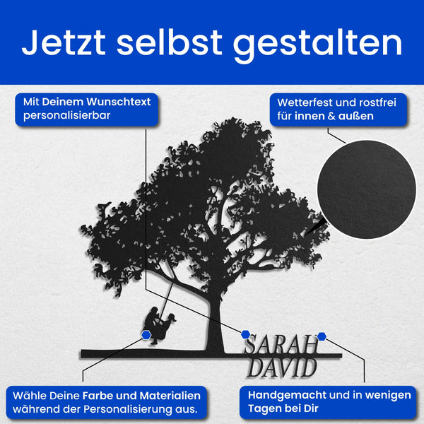 Schaukel vom Baum -  Valentinstag 2025