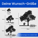 Schaukel vom Baum -  Baum Schild