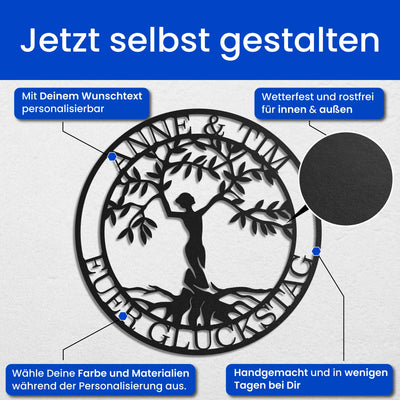 Mutter Natur -  Baum Schild