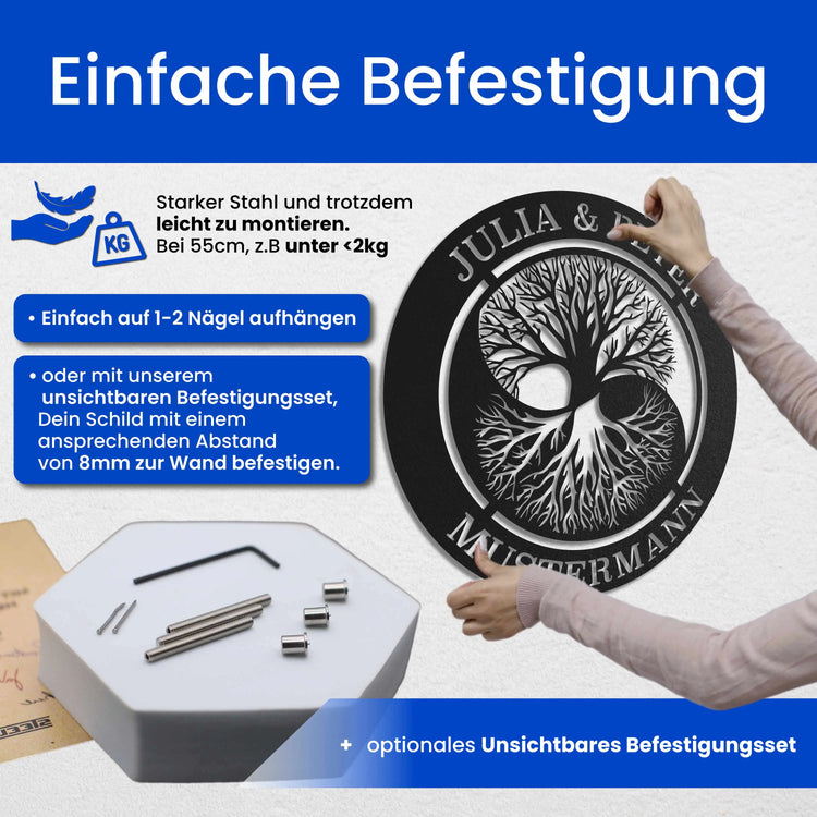 Yin und Yang Baum - Geschenk für Freund