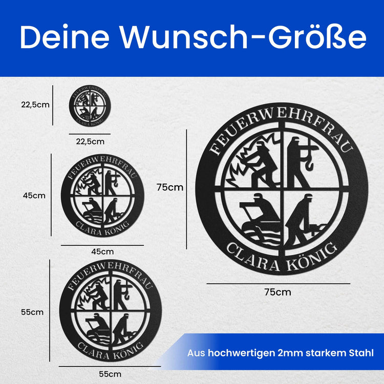 Signet Schild -  Feuerwehr Schild