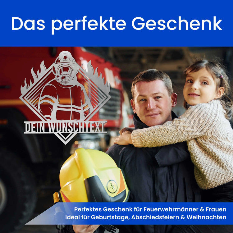 Retterherz -  Feuerwehr Schild