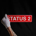 Status 2 Schild Steelmonks
