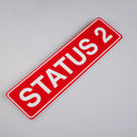 Status 2 Schild Steelmonks