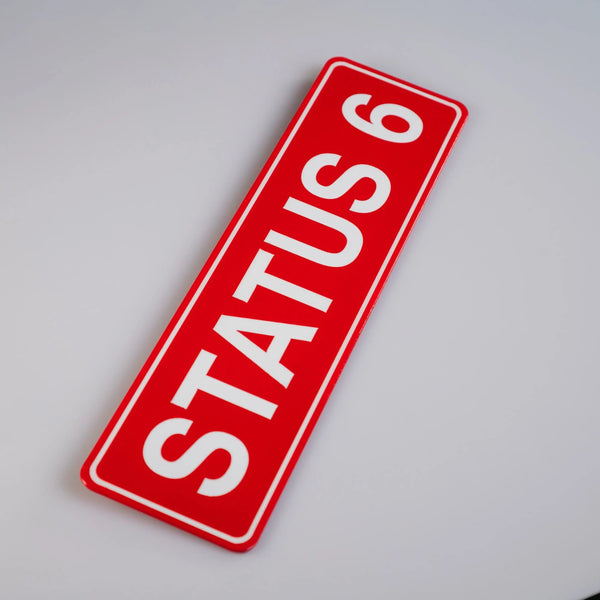 Status 6 Schild Steelmonks