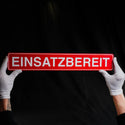 Einsatzbereit Schild Steelmonks
