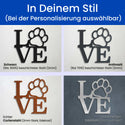 Love Pfote -  Hunde Schild