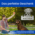 Hund auf Schild -  Hunde Schild