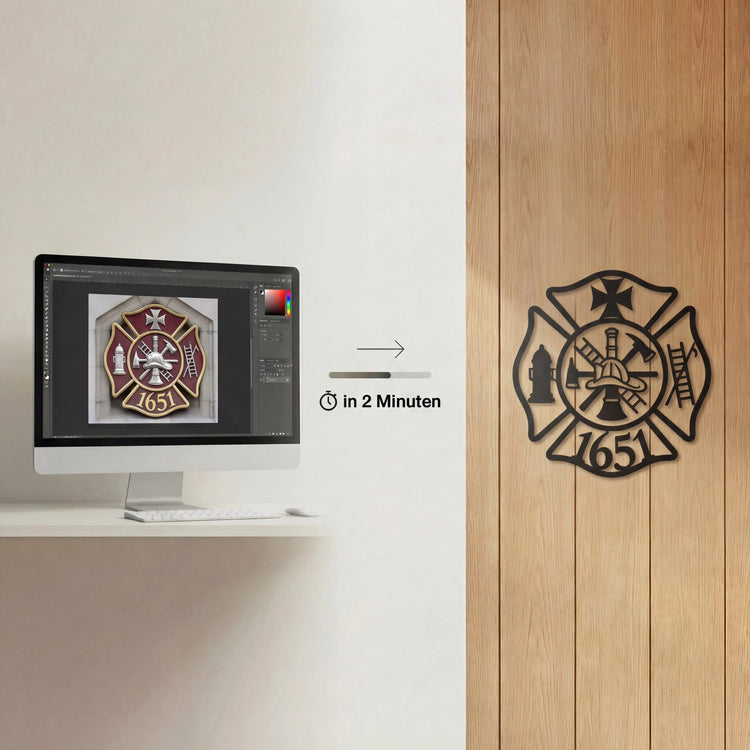 Dein Wunsch-Feuerwachen Schild