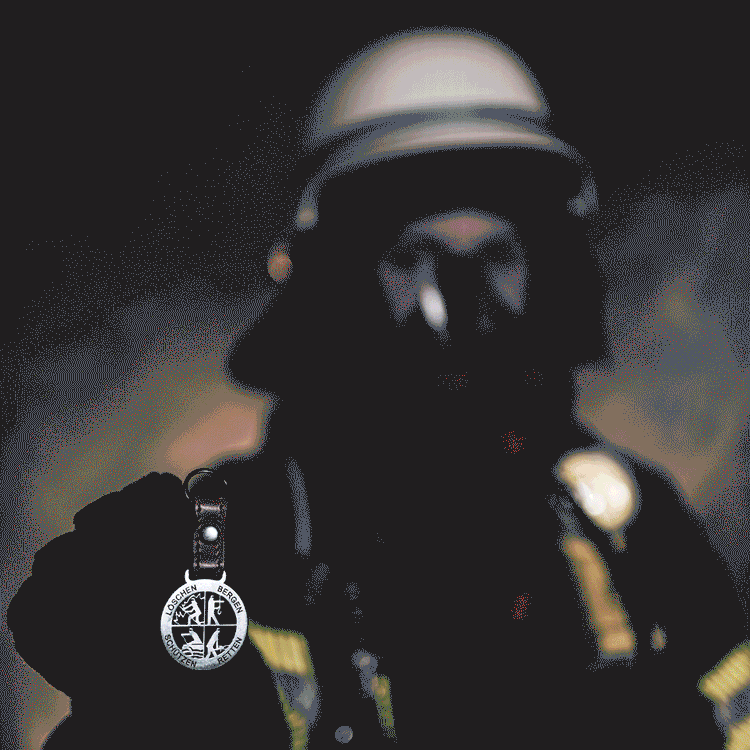 🚒 Feuerwehr Schlüsselanhänger mit Signet – Personalisiertes Geschenk ...