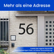 Modern -  Hausnummer