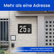 Moderne Hausnummer -  Hausnummer