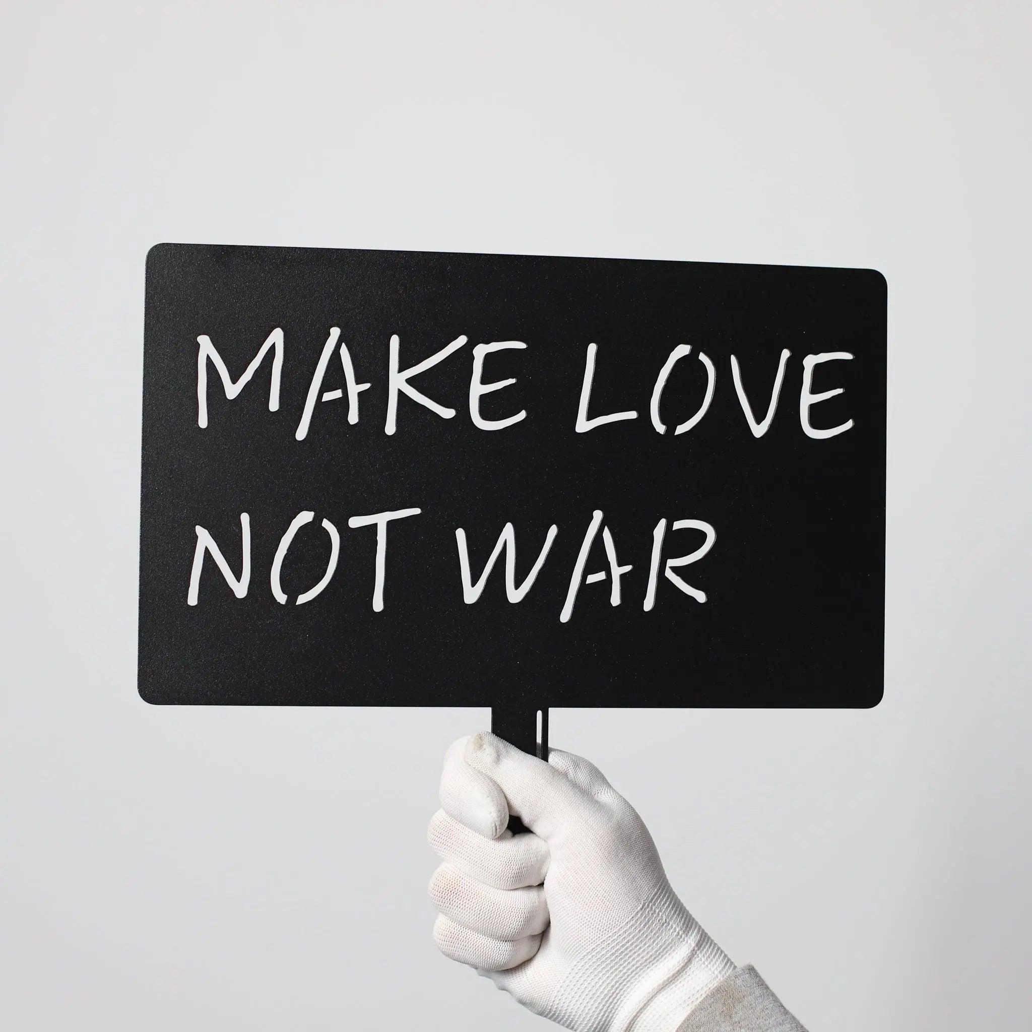 Make Love Not War Schild -  "Peace" Schild