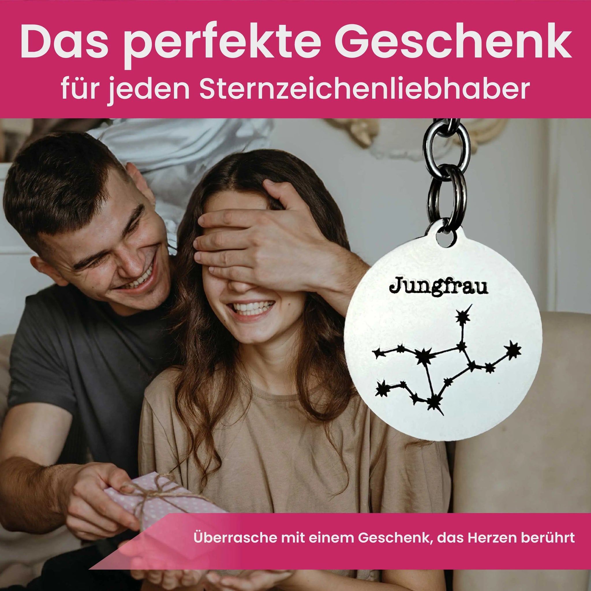 Jungfrau Konstellation -  Sternzeichen Anhänger