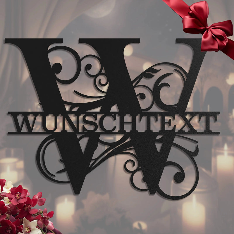 Geschwungenes Monogramm Steelmonks